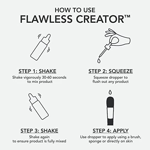 Dermablend Dermablend Flawless Creator Multi-Use Liquid Foundation Makeup, Full Coverage Foundation, 43W, 1 Fl oz