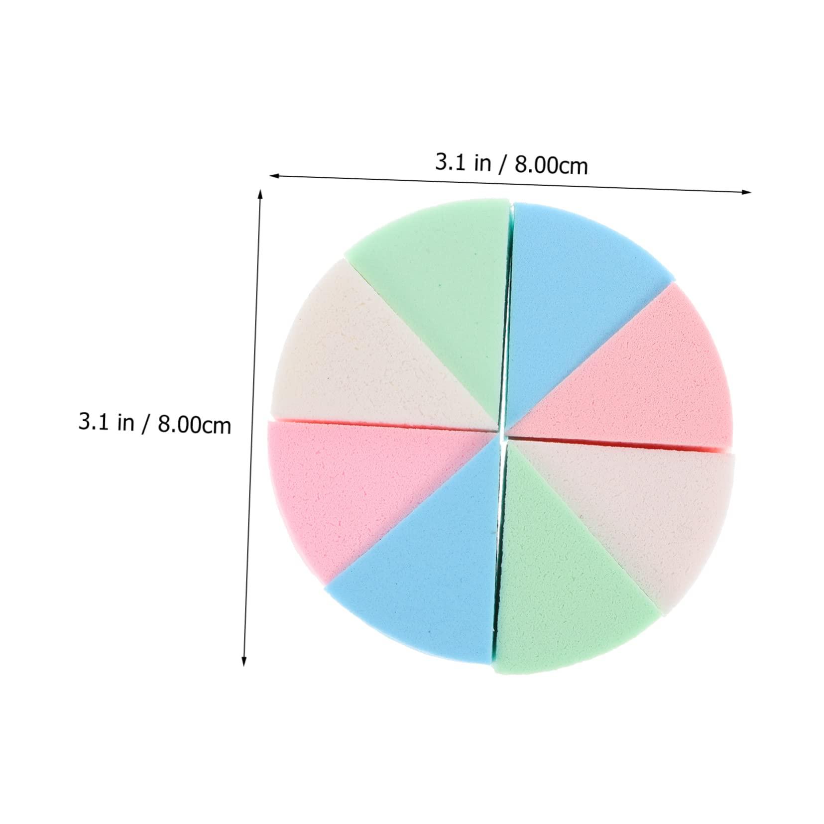 Mipcase Mipcase 8 Sets Triangular Sponge Puff Makeup Pads Craft Foam Sponges for Painting Blending Sponge Makeup Sponges for Foundation Makeup Sponges Wedges Triangle Sponge Powder Puff Emulsion