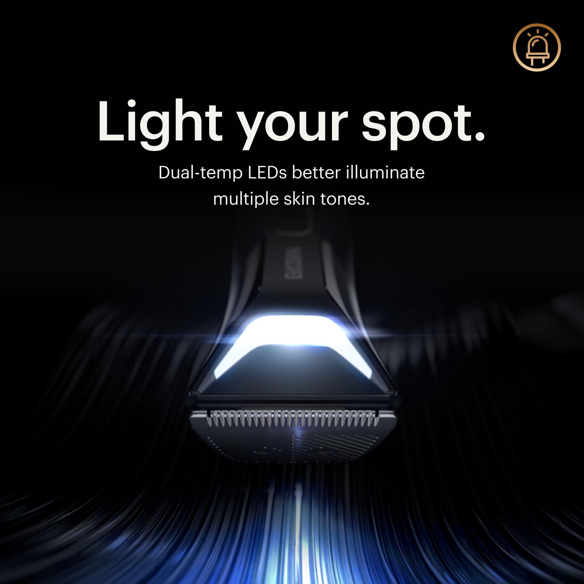 MANSCAPED MANSCAPED The Lawn Mower 5.0 Ultra Groin & Body Hair Trimmer Dual-Head SkinSafe Trimmer & Foil Blades, Waterproof Wet/Dry Groomer, USB-C Rechargeable with Travel Case, Mens Ball Shaver, Black