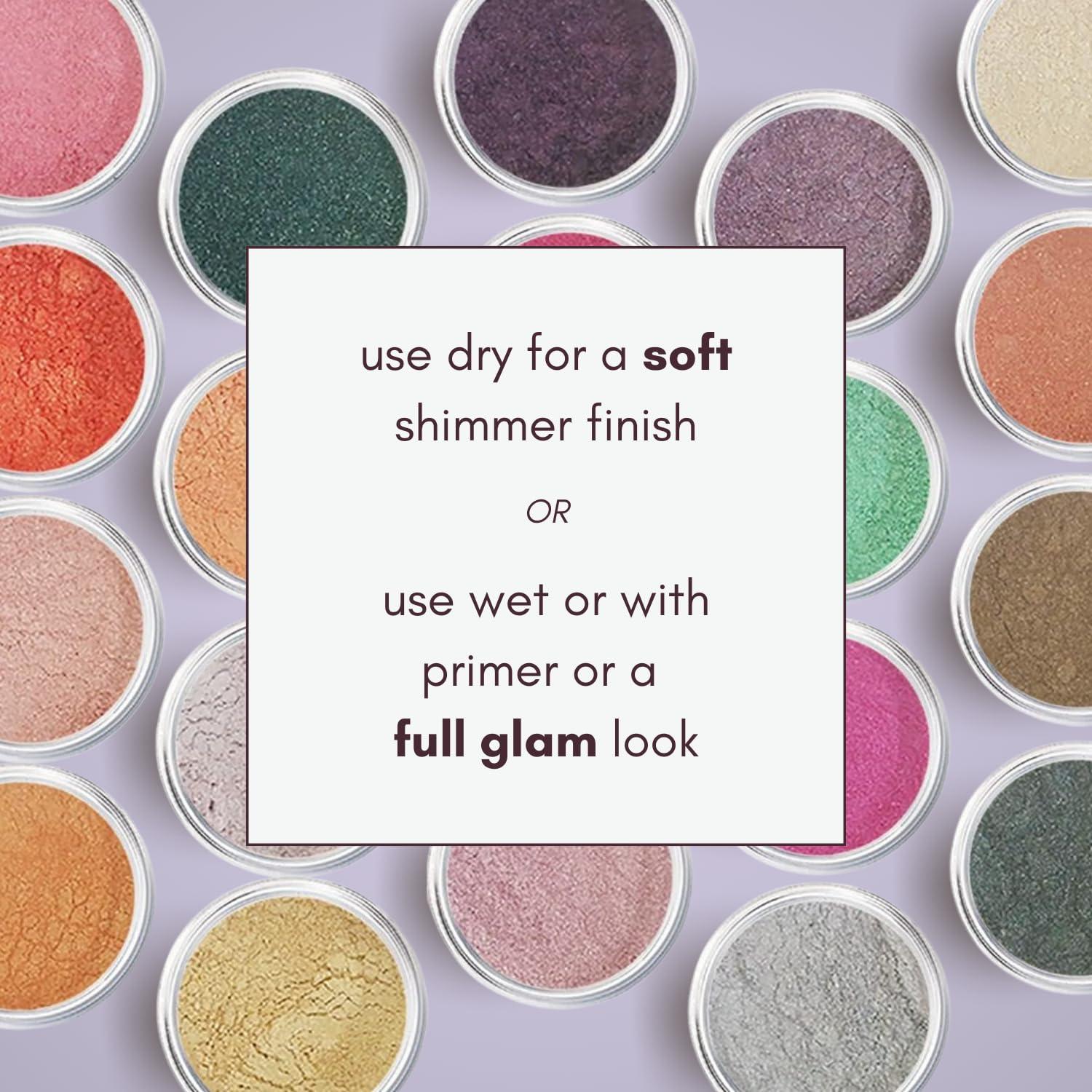 Giselle Cosmetics Giselle Cosmetics Baby Yellow Loose Mineral Eyeshadow - Organic, Talc-Free, Shimmer & Glitter Eye Makeup Palette - Iridescent, Holographic, Metallic, Sparkly Eyeshadow for Eye Shadow Palette