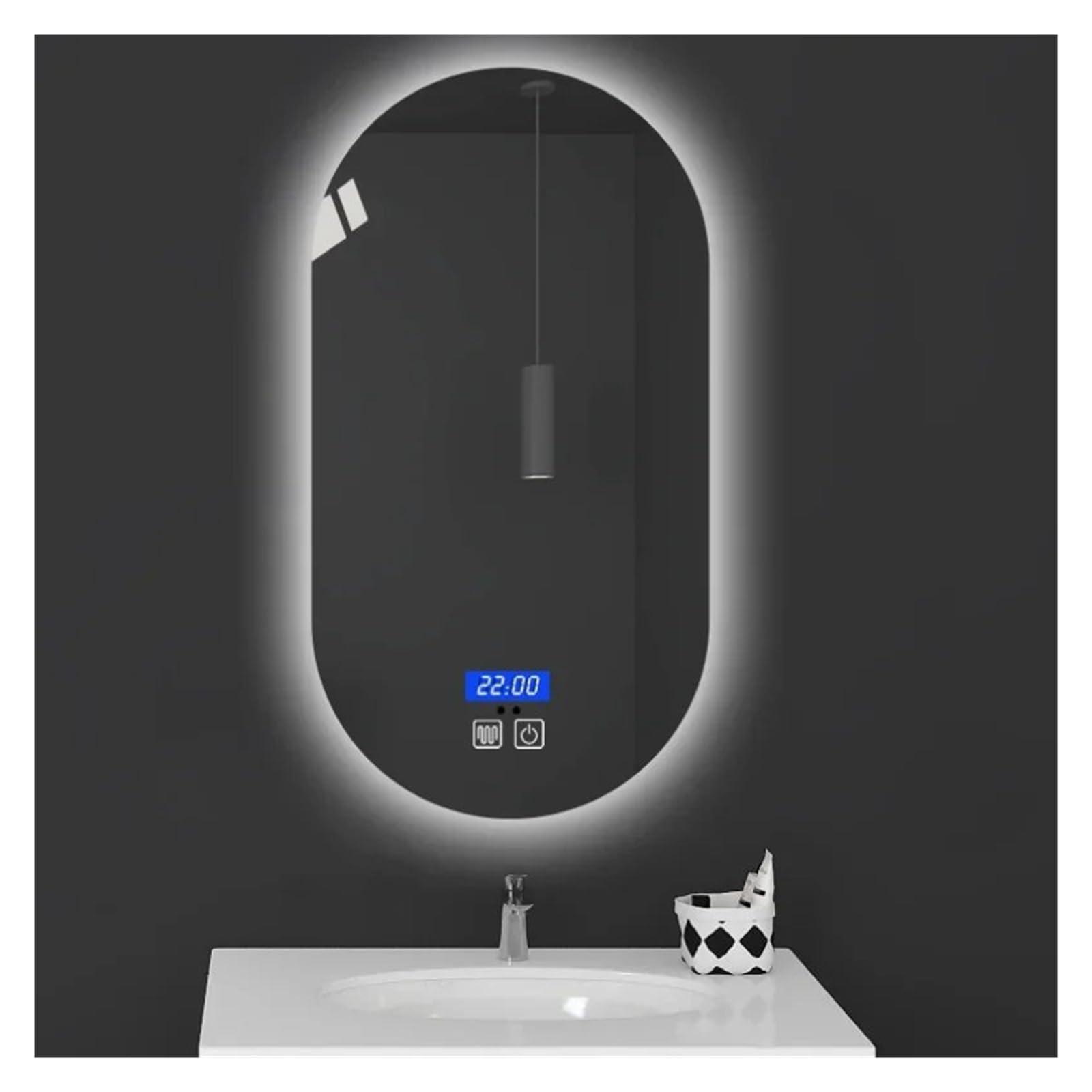 ViLLeX 16 X 32 Inch Shower Shaving Bath Mirrors Washroom Vanity Magnifying Decorative Bath Smart Mirrors Self Haircut Miroir,Mirrors