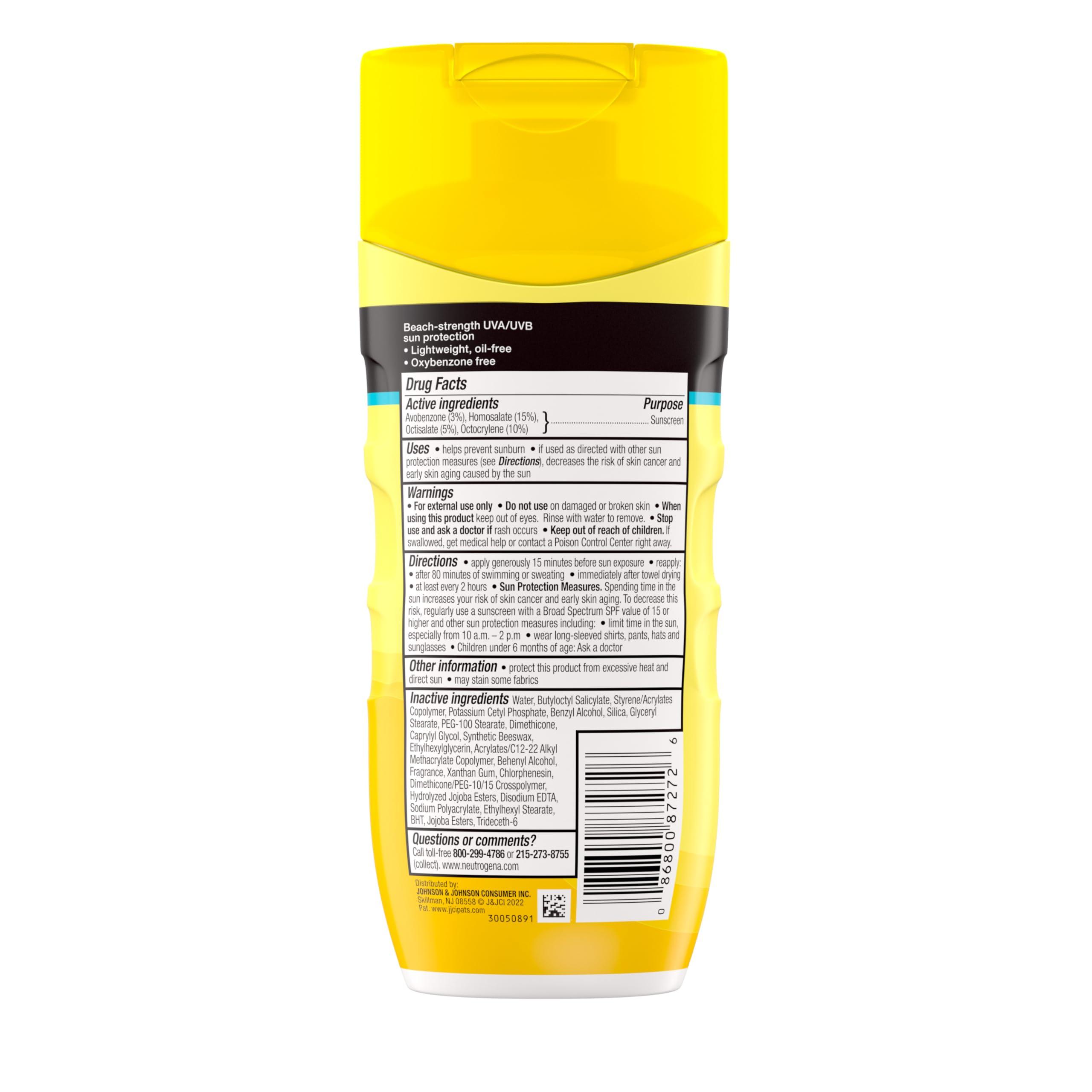 Neutrogena Neutrogena Beach Defense Water Resistant Sunscreen Body Lotion with Broad Spectrum SPF 70, Oil-Free and Fast-Absorbing, 6.7 oz