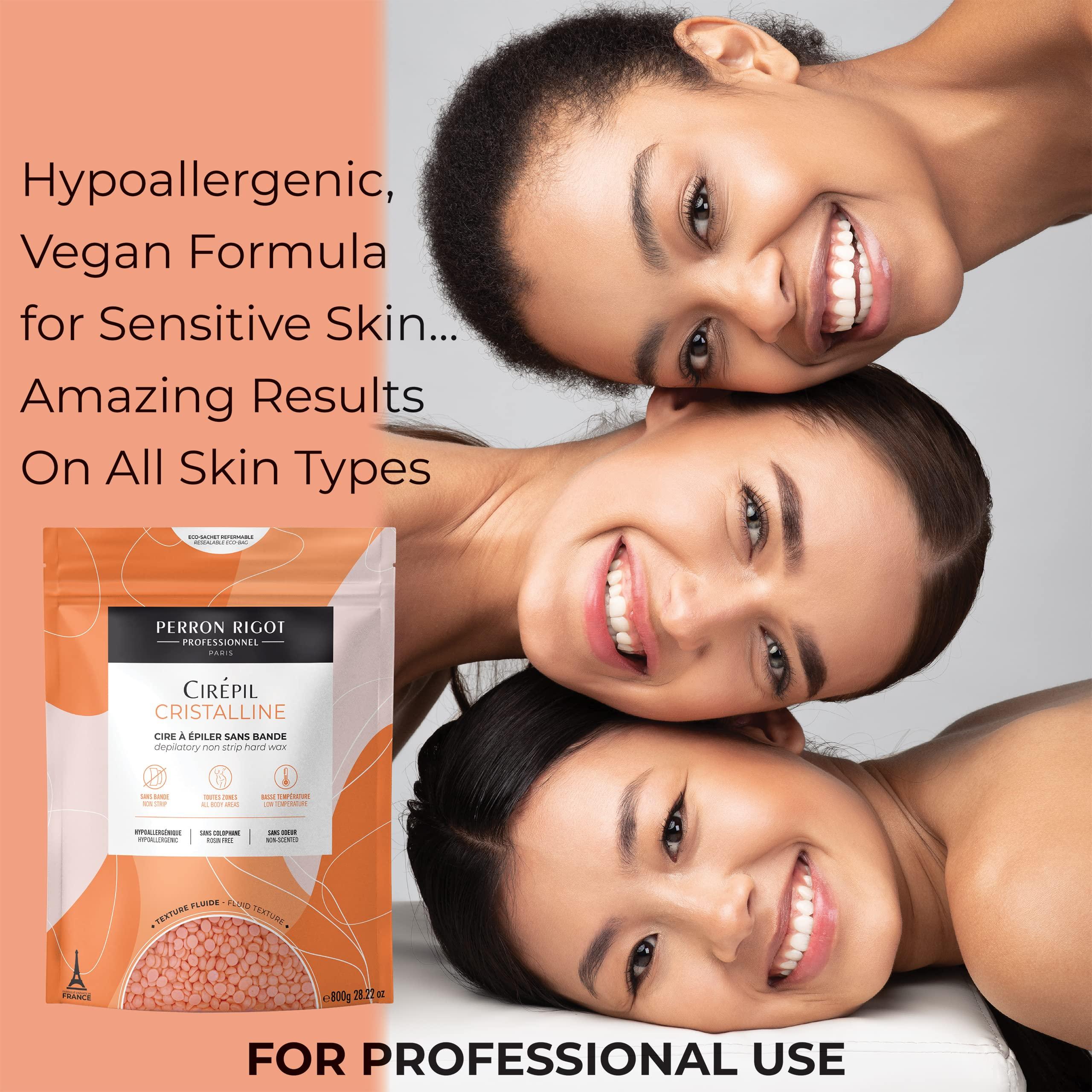 Cirepil Cirepil - Cristalline - 800g / 28.22 oz Wax Beads Bag - Micro-Crystalline Formula for Sensitive Skin - Rosin-free - Unscented & Gel Texture