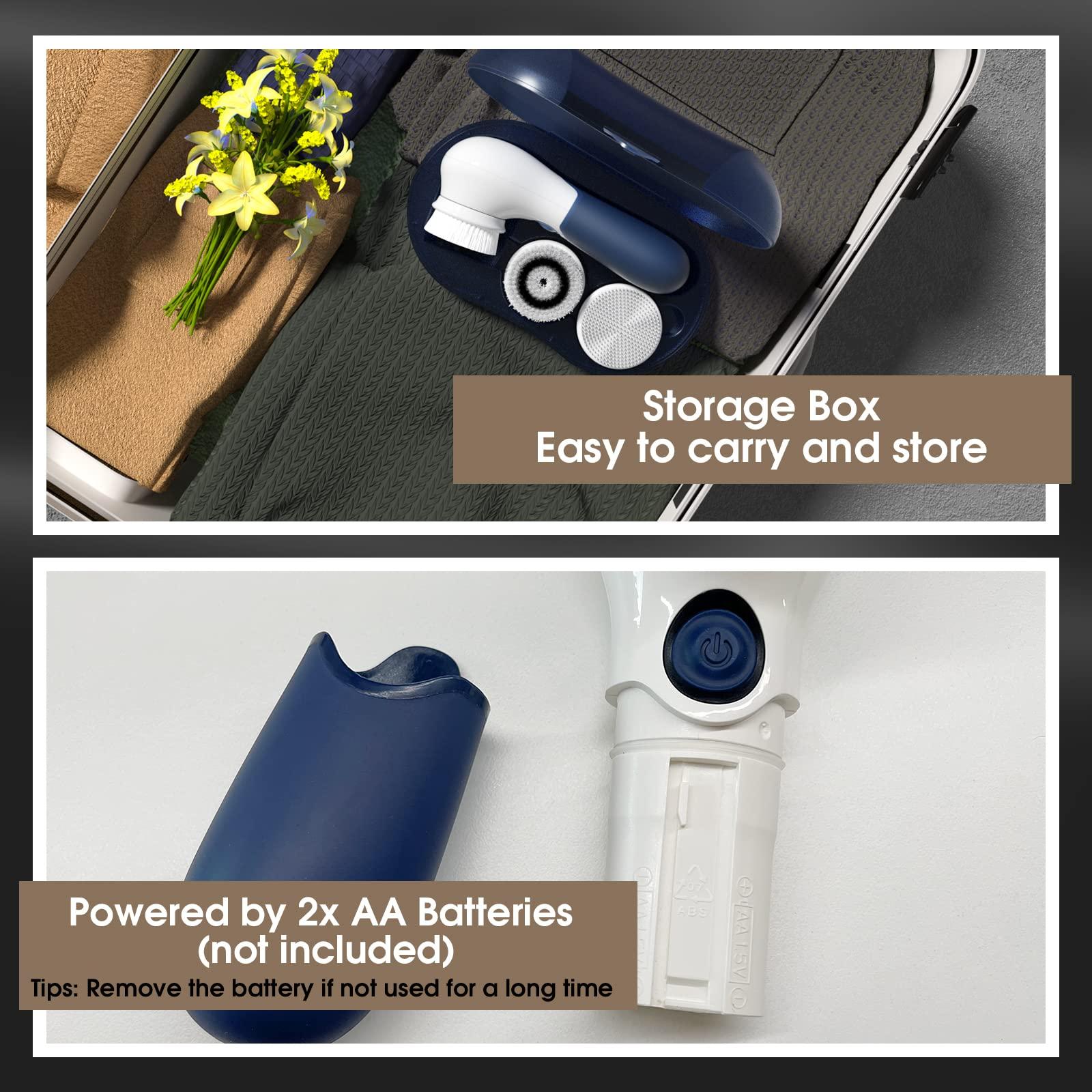 TOUCHBeauty Facial Cleansing Brush: Face Scrubber for Men and Women - Face Brushes for Deep Cleansing and Exfoliating