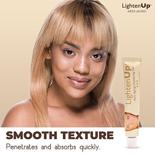 OMIC Lighten-Up LightenUp Anti-Aging Skin Brightening Gel - 1 Fl oz / 30ml | Anti-Aging Cream, with Alpha Arbutin , Argan Oil, Vitamin C