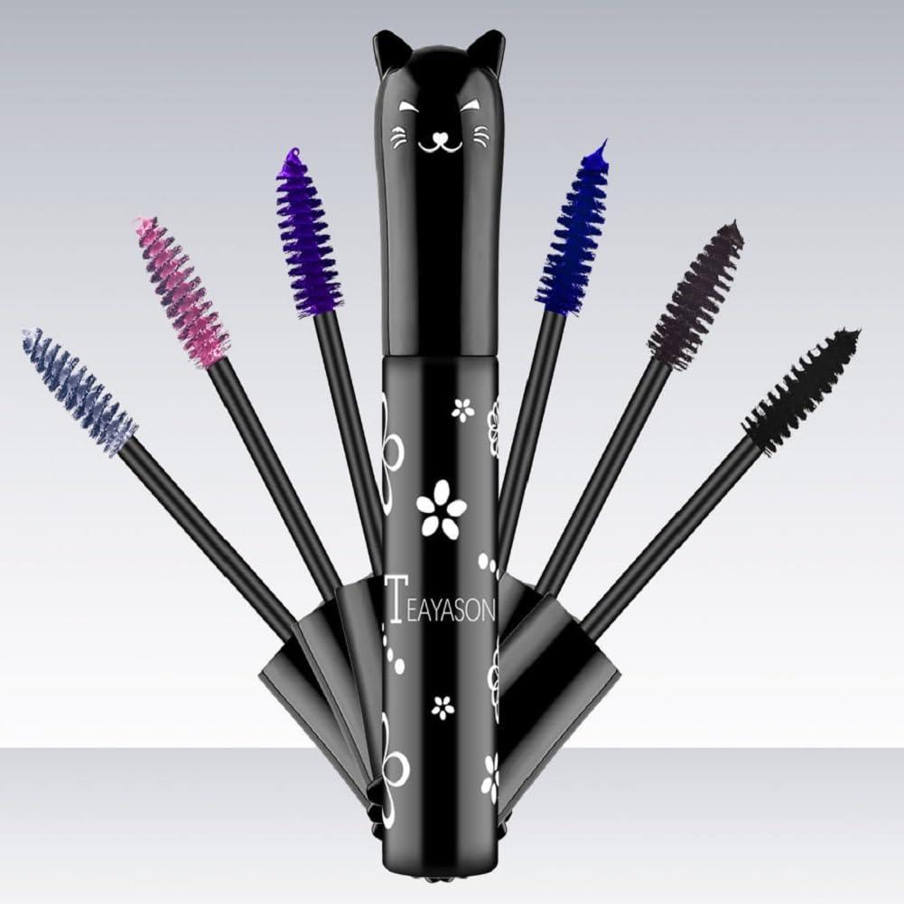 Generic Generic TEAYASON Mascara Set, Blue, Purple, Pink, White, Purple Sapphire, Coffee, Does Not Stain Easily (Coffee number 5)