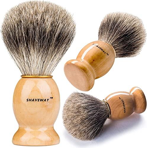 SHAVEWAY Shaveway 100% Pure Badger Shaving Brush