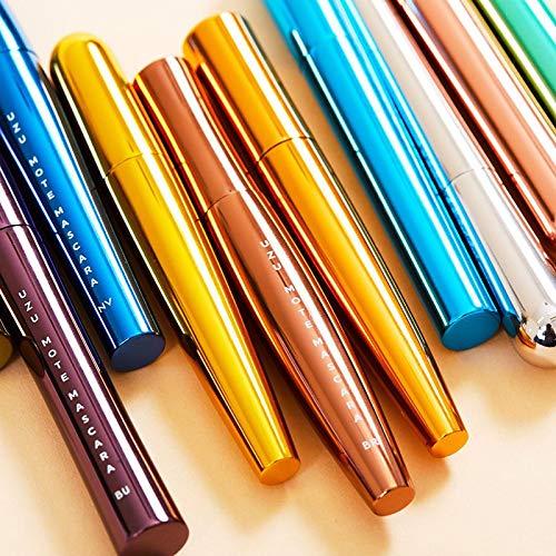 BeautyMALL UZU FLOW FUSHI Colorful Mascara Black/Brown/Clear/Purple/Navy/Copper/Burgundy Long Volume Water Proof Mascara Makeup Voluminous Volume Curling Mascara (Clear)