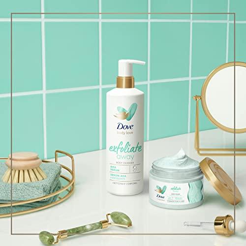 Dove Dove Body Love Body Polish Exfoliate Away 3 Count for Rough, Bumpy Skin Body Scrub with AHAs for Silky Smooth Skin 12 oz