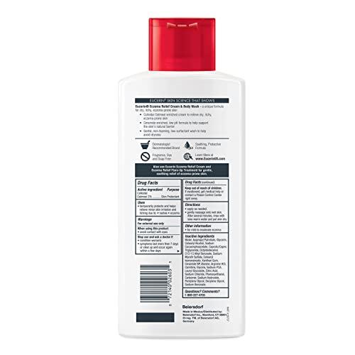 Eucerin Eucerin Eczema Relief Cream Body Wash, Eczema Body Wash with Colloidal Oatmeal, Ceramide-3 and Licorice Root Extract, 13.5 Fl Oz Bottle