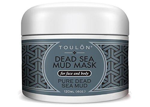 TOULON TOULON Best Mud Mask - Dead Sea Face Mask; Exfoliating Facial Mask with Minerals, Blackhead Remover Acne Treatment. Sensitive Scrub. Black Mud for Men, Women and Kids