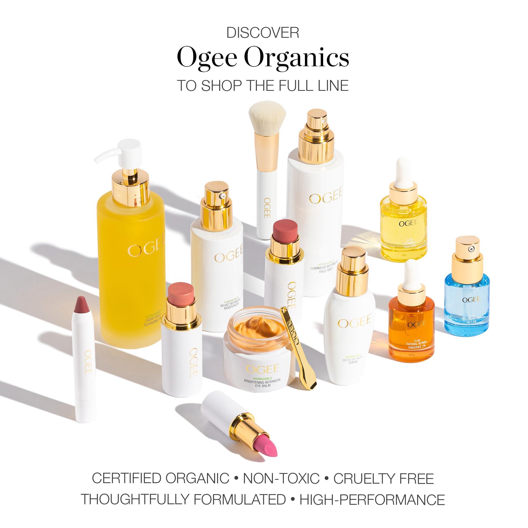 Ogee Ogee Face Stick Trio - Golden Contour Stick Makeup Collection - Certified Organic Bronzer, Blush Stick, and Highlighter Stick for a Flawless Look