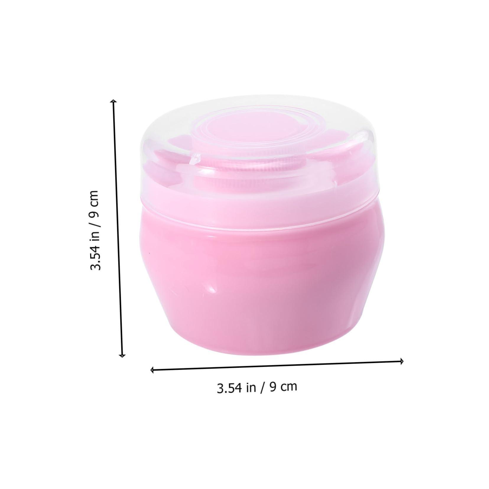 MAGICLULU MAGICLULU 4 Sets Talcum Newborn Body Powder Puff Handle for Easy Application Toddler Infant after Bath Plush Puff