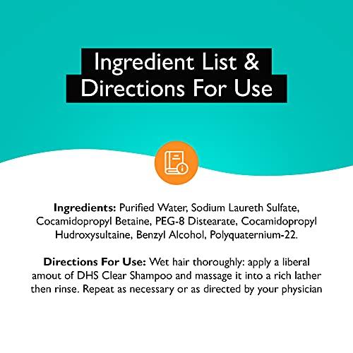 DHS Dhs Clear Shampoo, 16 Oz