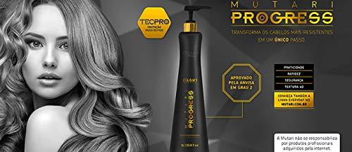 Mutari Progress Mutari Progress Reductor Reconstructor 1L | Brazilian Keratin Treatment | Progressive Brush Hair Straightening | Smoothing System | Volume Reducer | 100% Straight | Frizzy Free