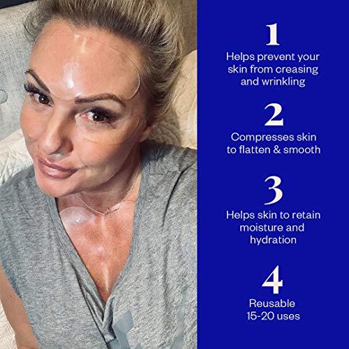 Wrinkles Schminkles Wrinkles Schminkles Chest, Cleavage & Body Stretch Mark Wrinkle Patches | Reusable Hypoallergenic Pregnancy Safe Silicone Smoothing Pads to Prevent and Reduce Wrinkles & Stretch Marks | 2 Pack