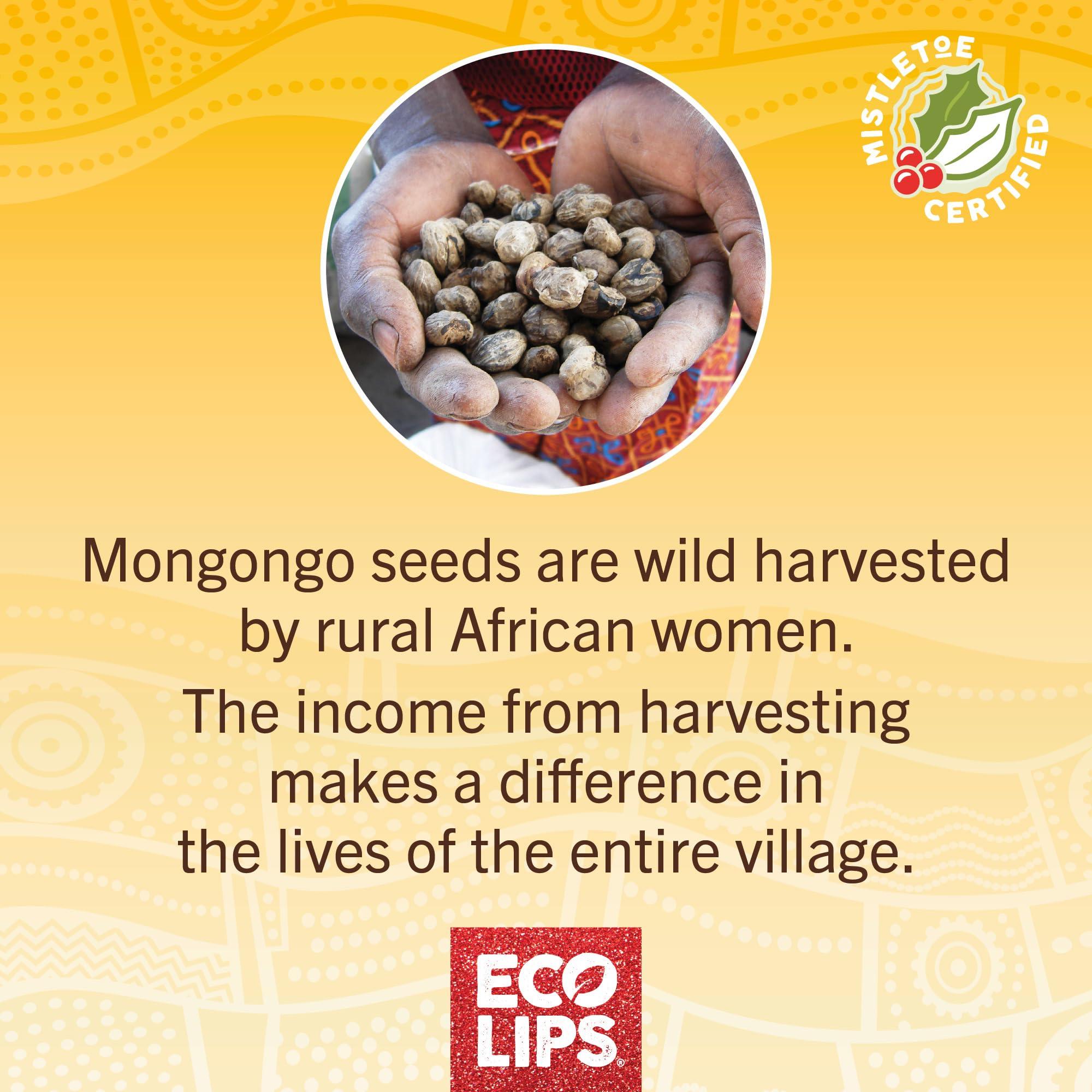 Eco Lips Eco Lips Novelty Plastic Candy Cane Gift Set for Holidays & Christmas Gifts, Stocking Stuffers | Mongo Kiss Organic Lip Balm 3-count Gift Set