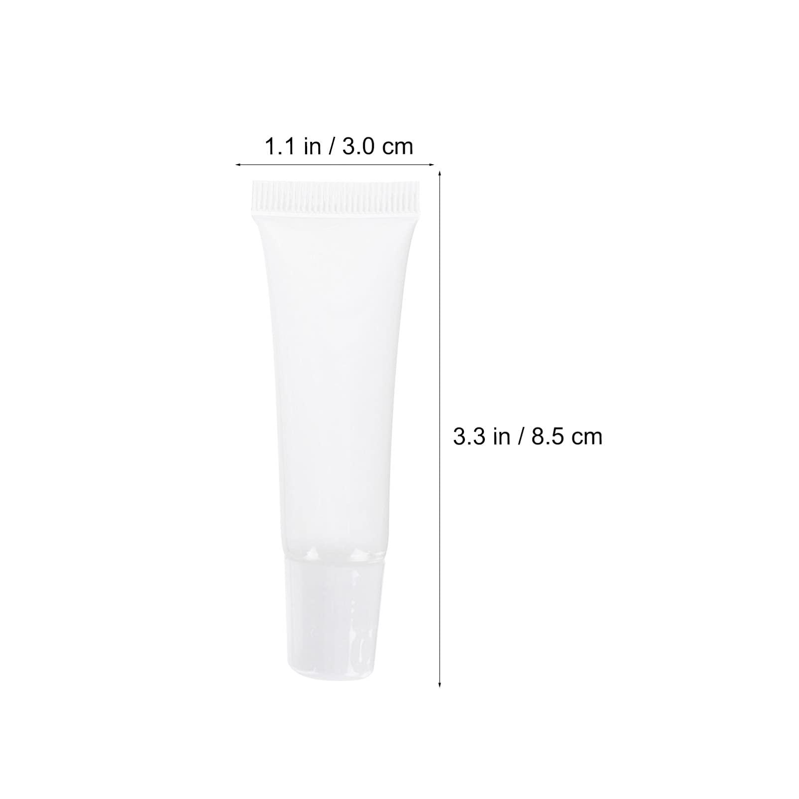 Beaupretty 8pcs Squeeze Tube Mini Lipstick Containers Mini Lip Gloss Tube Diy Lip Color Bottle Lip Gloss Bottle Irish Accessories for Women Empty Bracket Travel Plastic Pp Filling