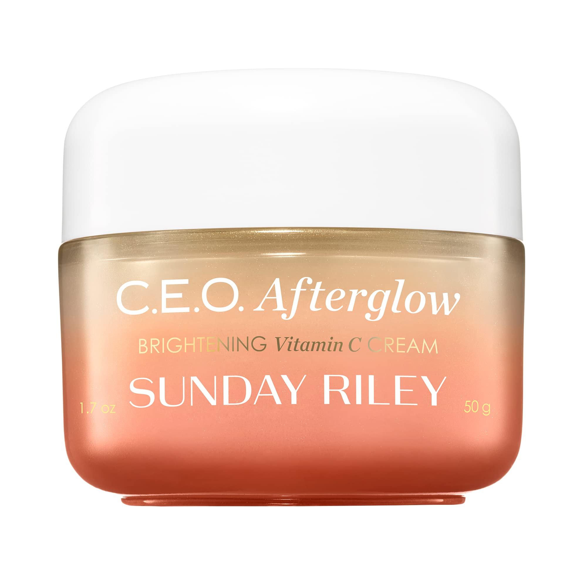 Sunday Riley C.E.O. Afterglow Brightening Vitamin C Gel Cream I Lightweight Firming Hydration