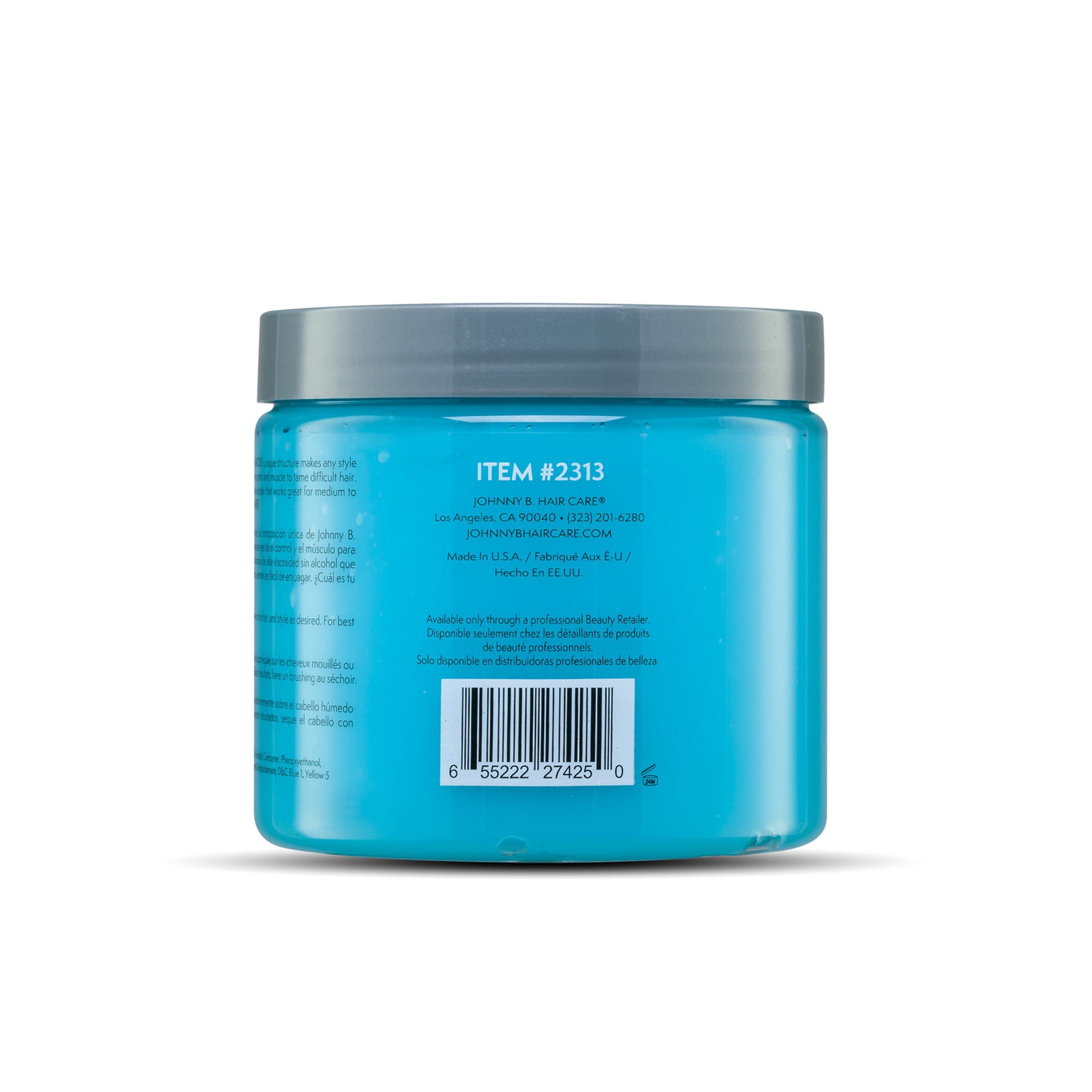 JOHNNY B. JOHNNY B. Mode Hair Styling Gel for Men, Alcohol-Free, Water Soluble 16 oz.