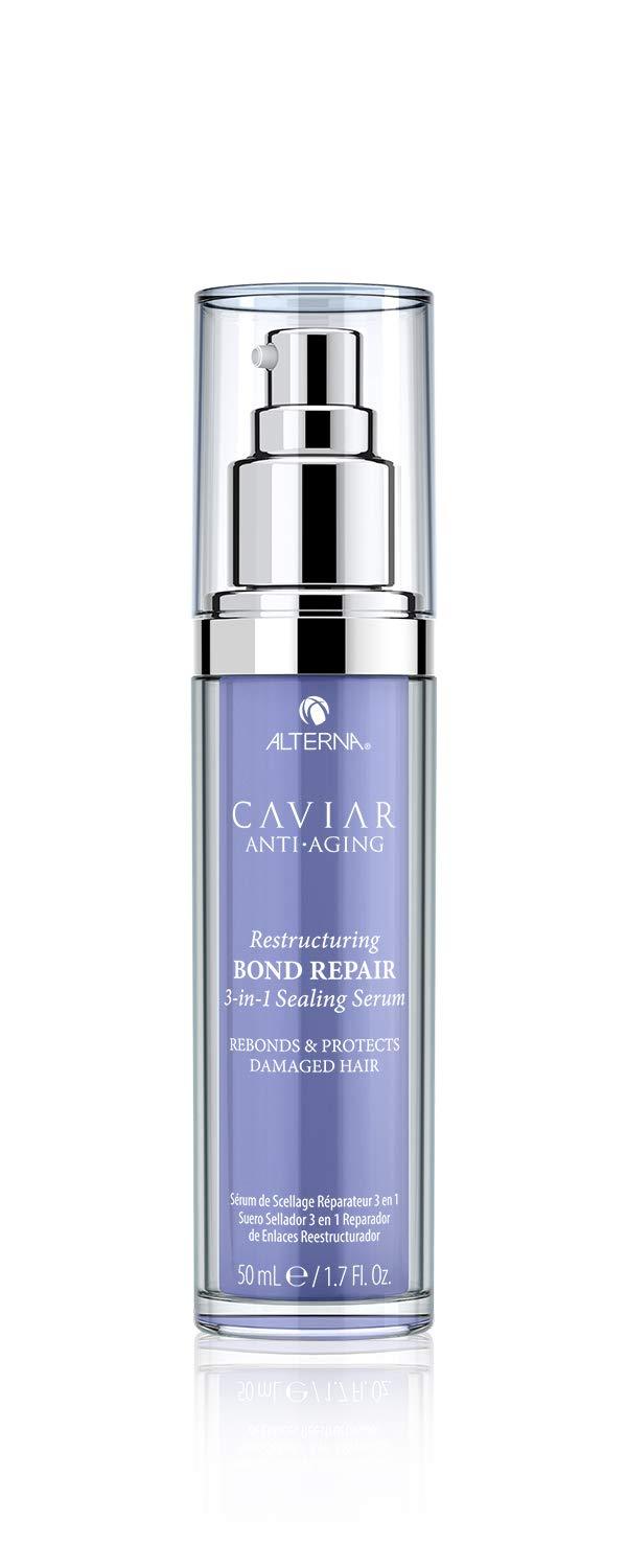 Alterna Haircare Alterna Caviar Anti-Aging Restructuring Bond Repair 3-in-1 Sealing Serum, Rebonds & Protects Damaged Hair,1.7 Fl Oz (Pack of 1)