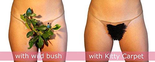 Fashion First Aid Kitty Carpet Reusable Downstairs Toupee Merkin Pubic Wig Funny Gag Gifts for Women (The Carpet Matches The Drapes (blonde))