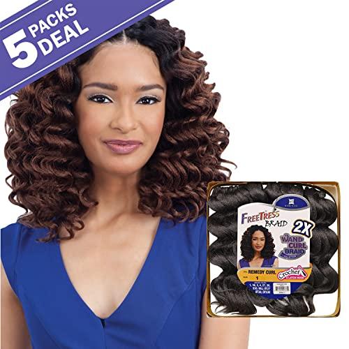 Freetress wand hotsell curl crochet hair