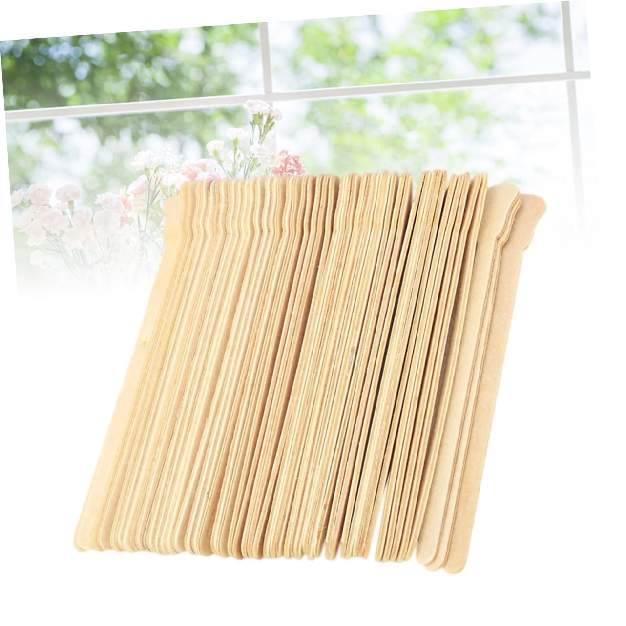 FOYTOKI FOYTOKI 100pcs Wax Rods Eyebrow Waxing Spatulas Wax Sticks for Hair Removal Salon Wax Spatula Beauty Accessroies Reusable Wax Spatula Body Wax Spatula Waxing Spatulas Boots
