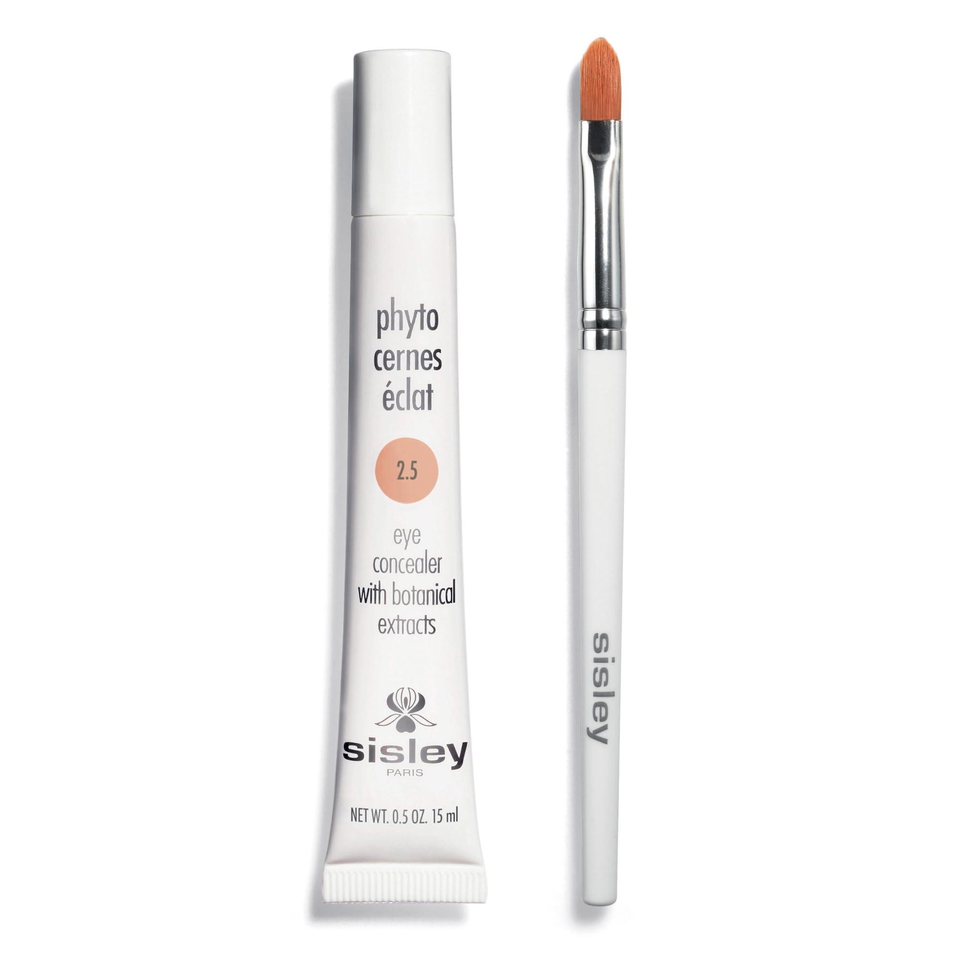 Sisley Paris Sisley Paris Phyto-Cernes Eclat, No. 2.5-15 mL - Eye Concealer - Tinted Anti-Dark Circles Product - Instantly Masks Dark Circles & Targets Puffiness - Natural, Long-Wear Finish - Includes Brush
