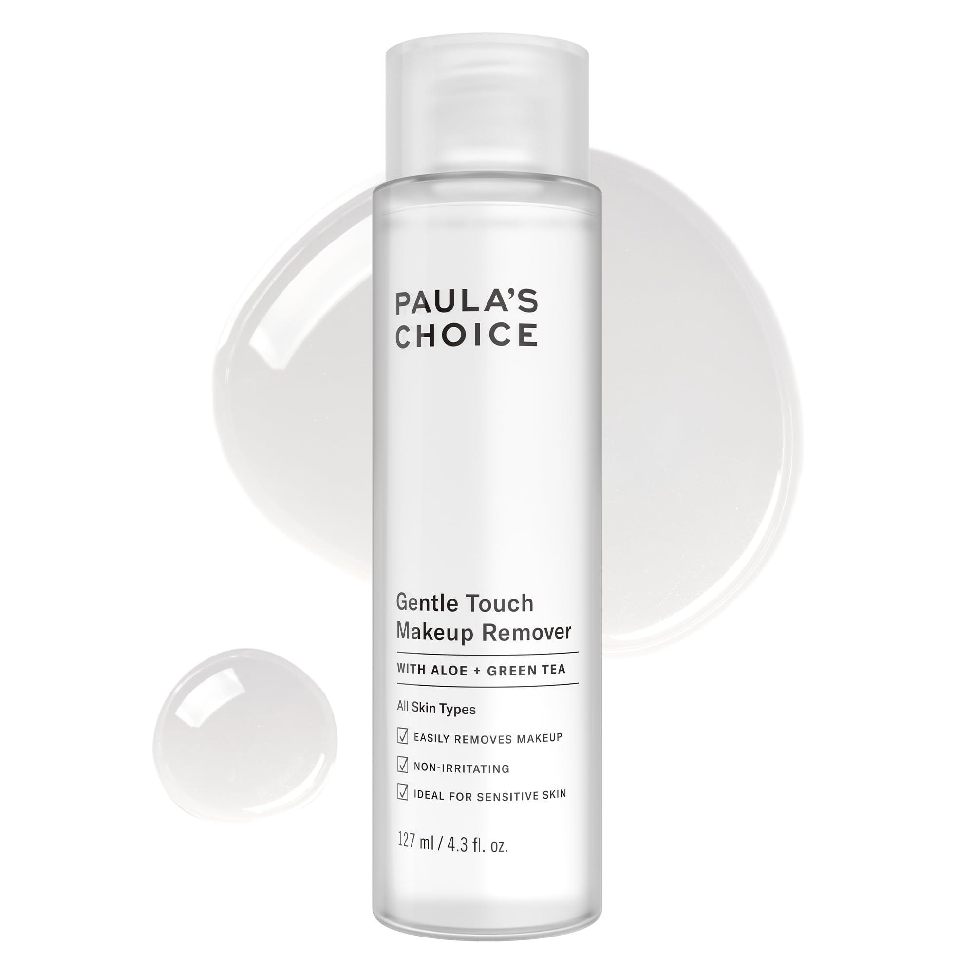 Paula's Choice Paula's Choice Gentle Touch Oil Free Waterproof Makeup Remover, Aloe & Green Tea, Non-Irritating, 4.3 Ounce
