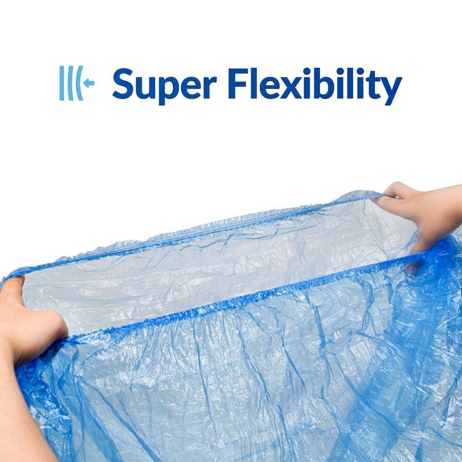 TP PLastic TP PLastic Pedicure Bags for Feet Pedicure Liners Disposable, Spa Liners for Pedicure 48\'\' X 48\'\' X 9.5 mic Spa Liners Foot (Clear | 400 psc, 48 in x 48 in x 9,5 mic)