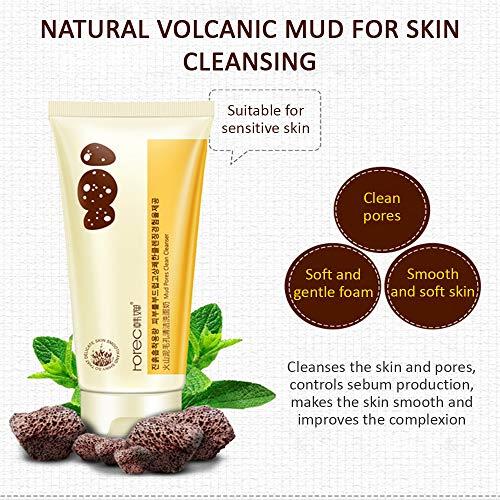 ROREC ROREC Volcanic Mud Clean Pore Cleanser Foam Natural Skin ?are Moisture 100ml