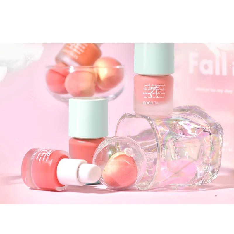 ChongTai 1 PC Sweet Liquid Blush, Matte Nude Pink Orange Makeup Blusher Cream, Cloud Velvet Smooth Liquid Blusher Cream, 15g (G01, 15g)