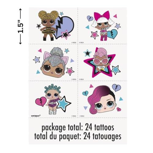 Unique LOL Surprise Tattoos - Pack of 24 | Ultimate Party Favors for Kids - Perfect for Birthday & Themed Celebrations
