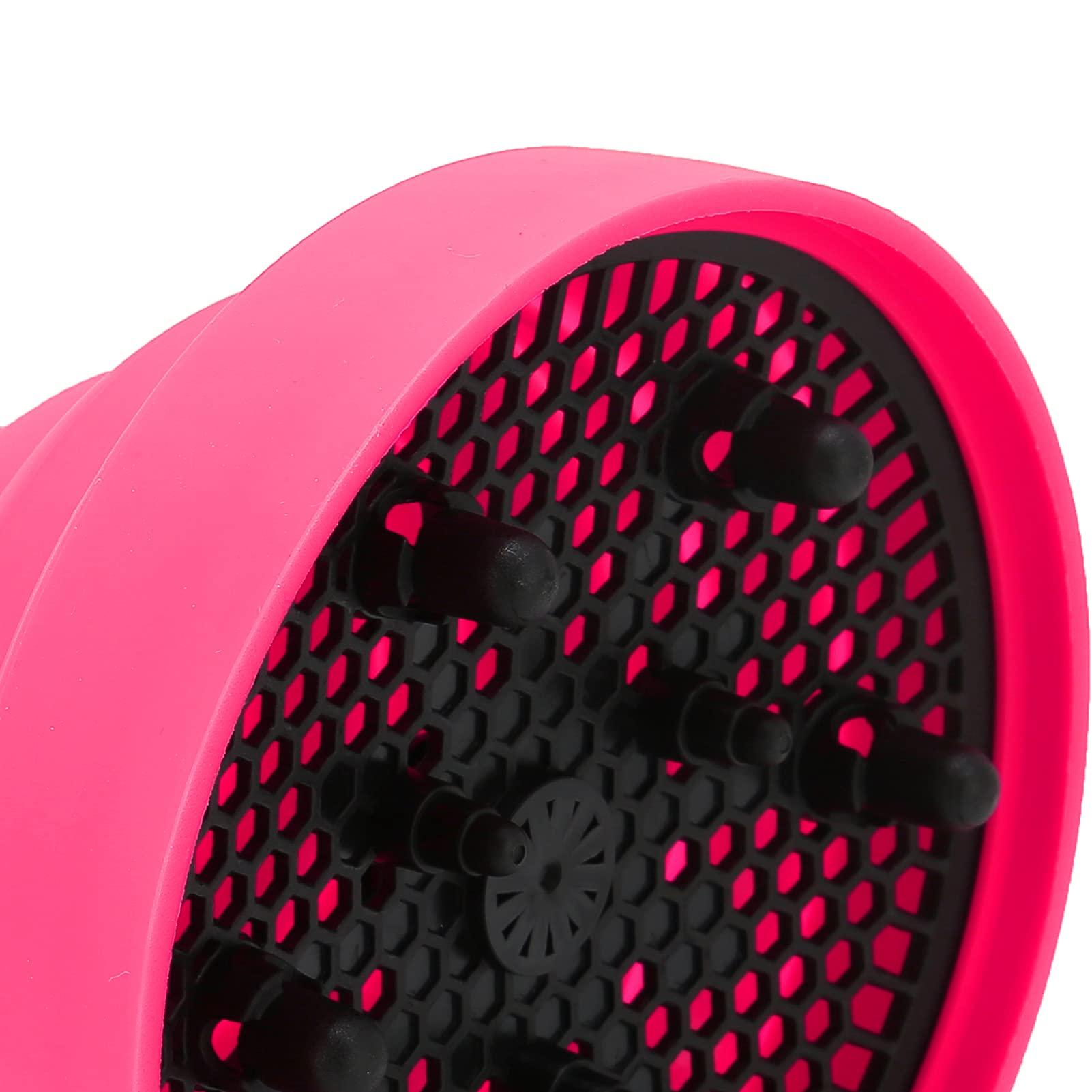 ANGGREK Diffuser Hair Dryer Curly Hair, Silicone Diffuser Attachment Universal Hair Dryer Diffuser Portable Travel Folding Hair Blow Dryer Diffuser Defuser Hairdryer()