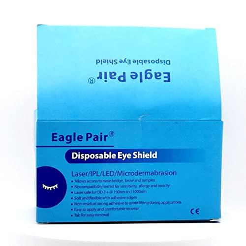 BEINME Disposable Beauty Laser Eye Shields IPL/LED/Microdermabrasion Guest Eye Protection Shield Pack of 10 pairs