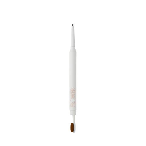 FLOWER BEAUTY FLOWER Beauty The Skinny Microbrow Eyebrow Pencil | Shea Butter Formula To Nourish Brows | Ultra-Slim 1.5mm Pencil Creates Fine, Hair-Like Strokes For Natural-Looking Filled-In Eyebrows - Espresso (Pack of 1)