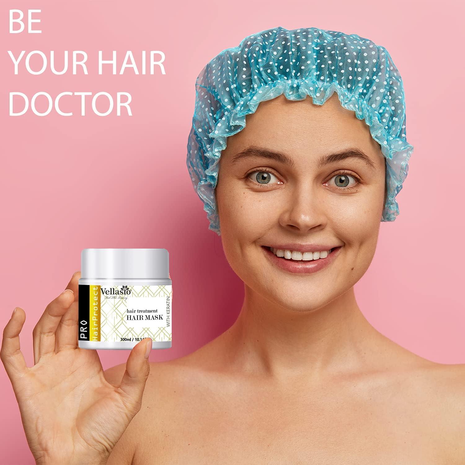 Generic Keratin Hair Mask for Hair Fall Control | Hair Repairing Treatment for Dry & Damaged Hair | Hair Mask For Intense Damaged Hair Repair 300 Ml