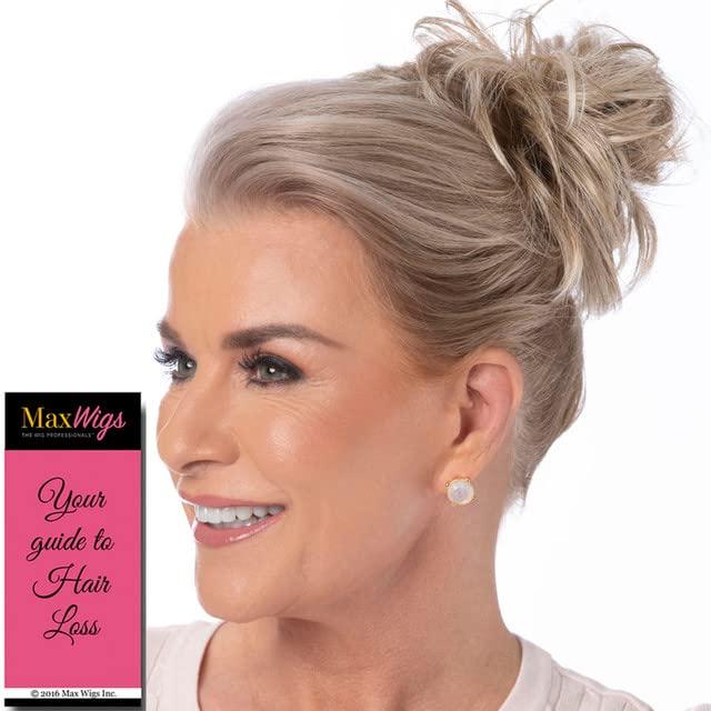 Toni Brattin Toni Brattin Twist Classic Duo Lengths Color Platinum Blonde Two Hair Pieces 3.5\" & Bonus Twist 5.5\" Long Wrap Around Instant Volume ChangeLite Heat Friendly Synthetic Women\'s Bundle MaxWigs Booklet