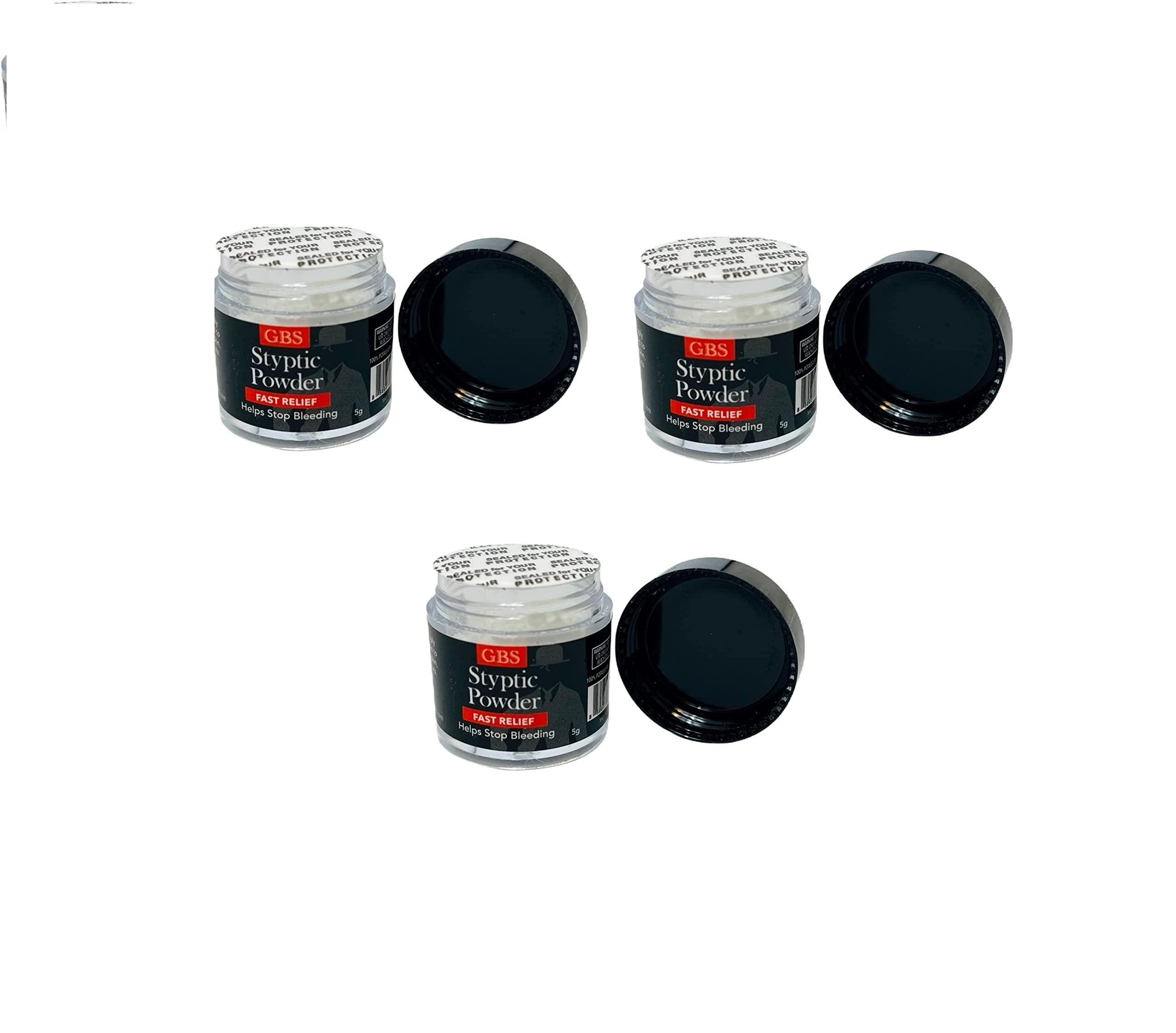 G.B.S G.B.S Styptic Powder Jars for Shaving Nicks, Razor Cuts, Canker Sore (5gm Each) (9)
