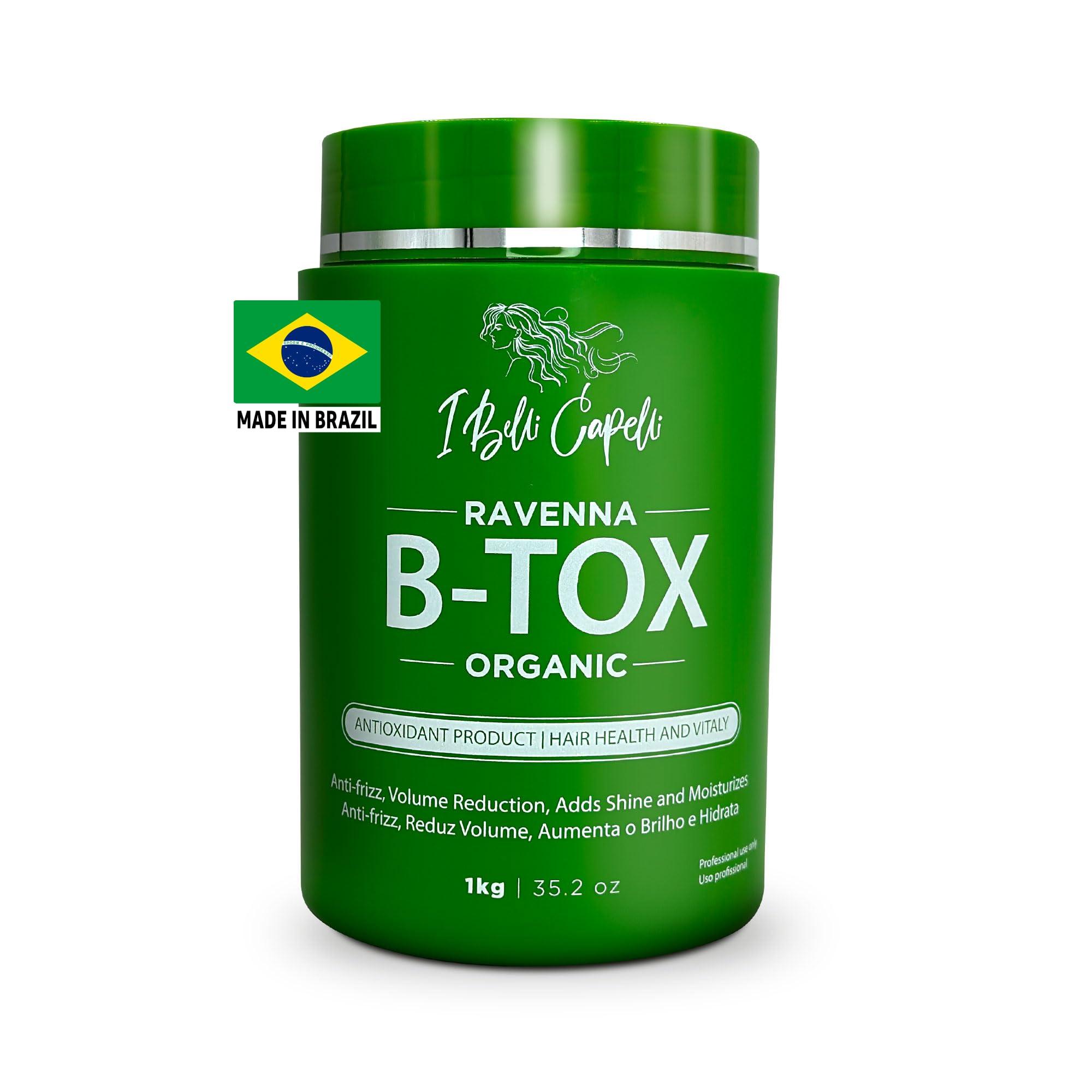 I Belli Capelli I Belli Capelli Ravenna Organic Hair B-tox Treatment - Formaldehyde-Free, Anti-Frizz Smoothing for Hair - 35.2 oz (1kg)