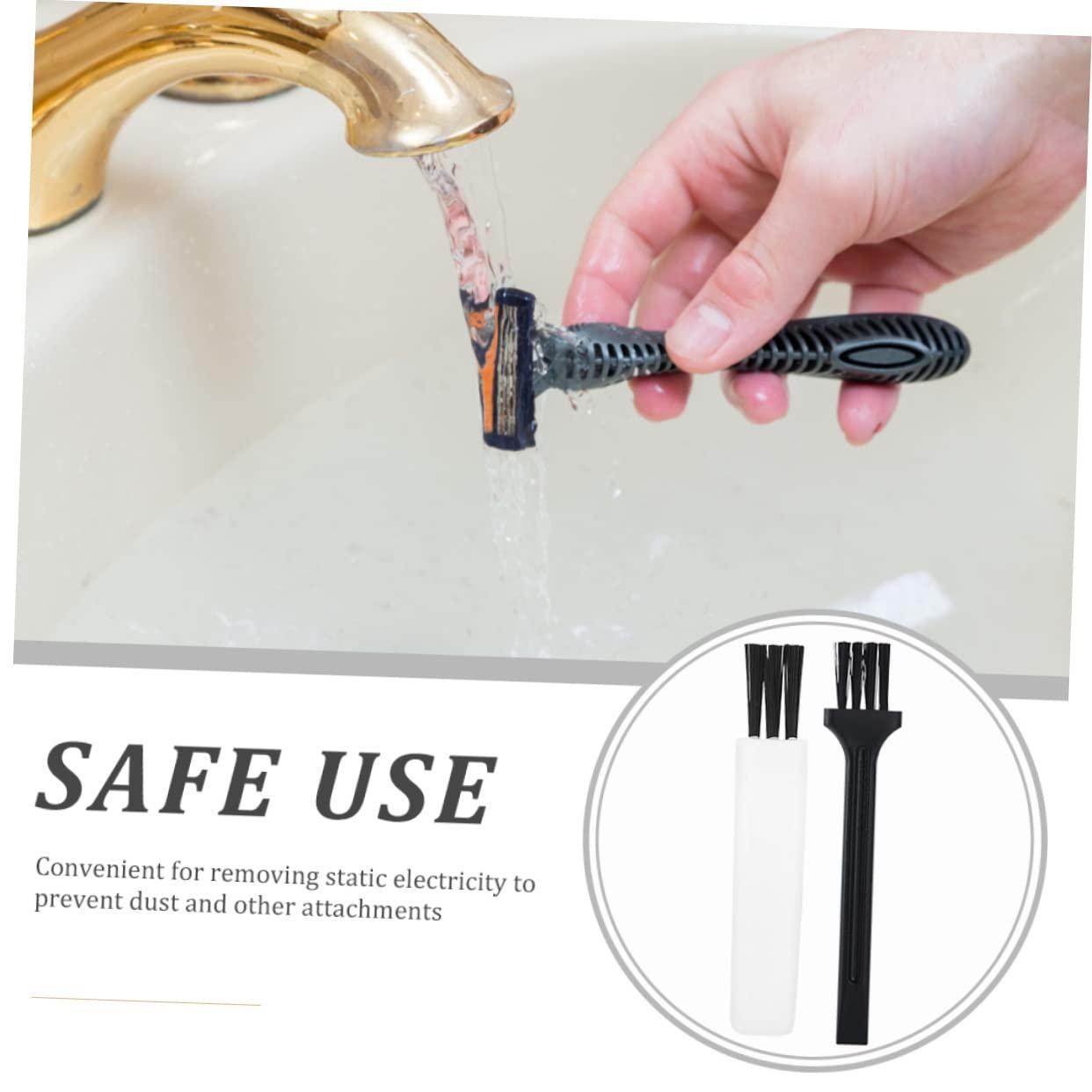 FOYTOKI 30pcs Shaver Cleaning Brush Trimmer Men\'s Electric Shavers Electric Razor for Men Scissors Shaver Brush Portable Shaver Beard Shaver Multipurpose Plastic Brush Ear Wax Spoon Brush FOYTOKI