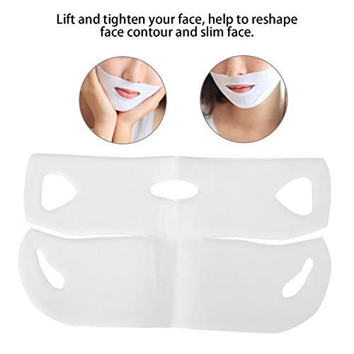 Yinhing Face Lift Mask, V Shaped Slimming Face Mask help with Double Chin Reduce, Firming Moisturizing and Contour Lifting, V Lifting Chin Mask for Tightening Firming Neck