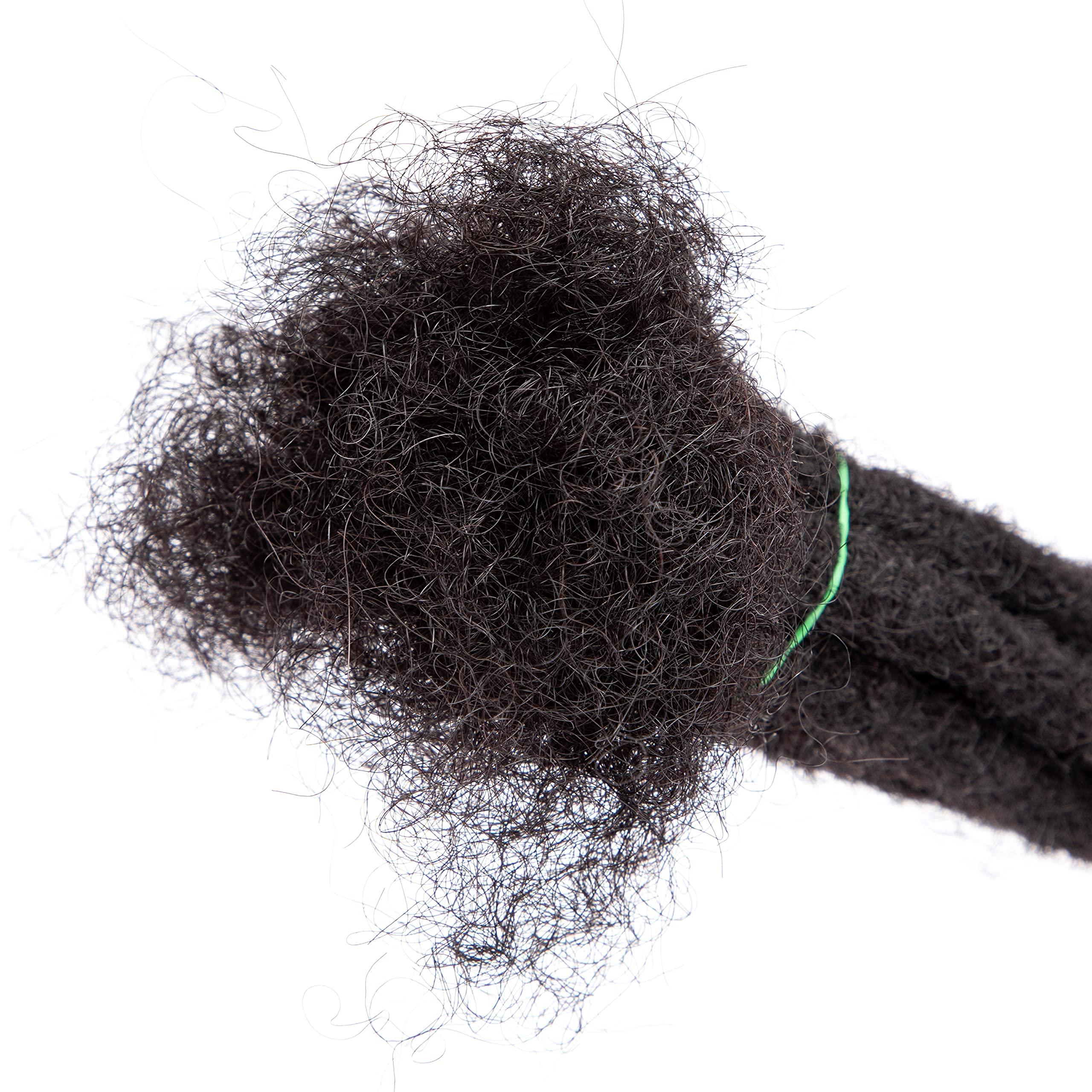 Originea Beauty 100% Real Human Hair Dreadlock Extensions 0.8-1cm Width Human Hair Loc Extension Permanent Dread Extensions (18 inch, 30 Strands)