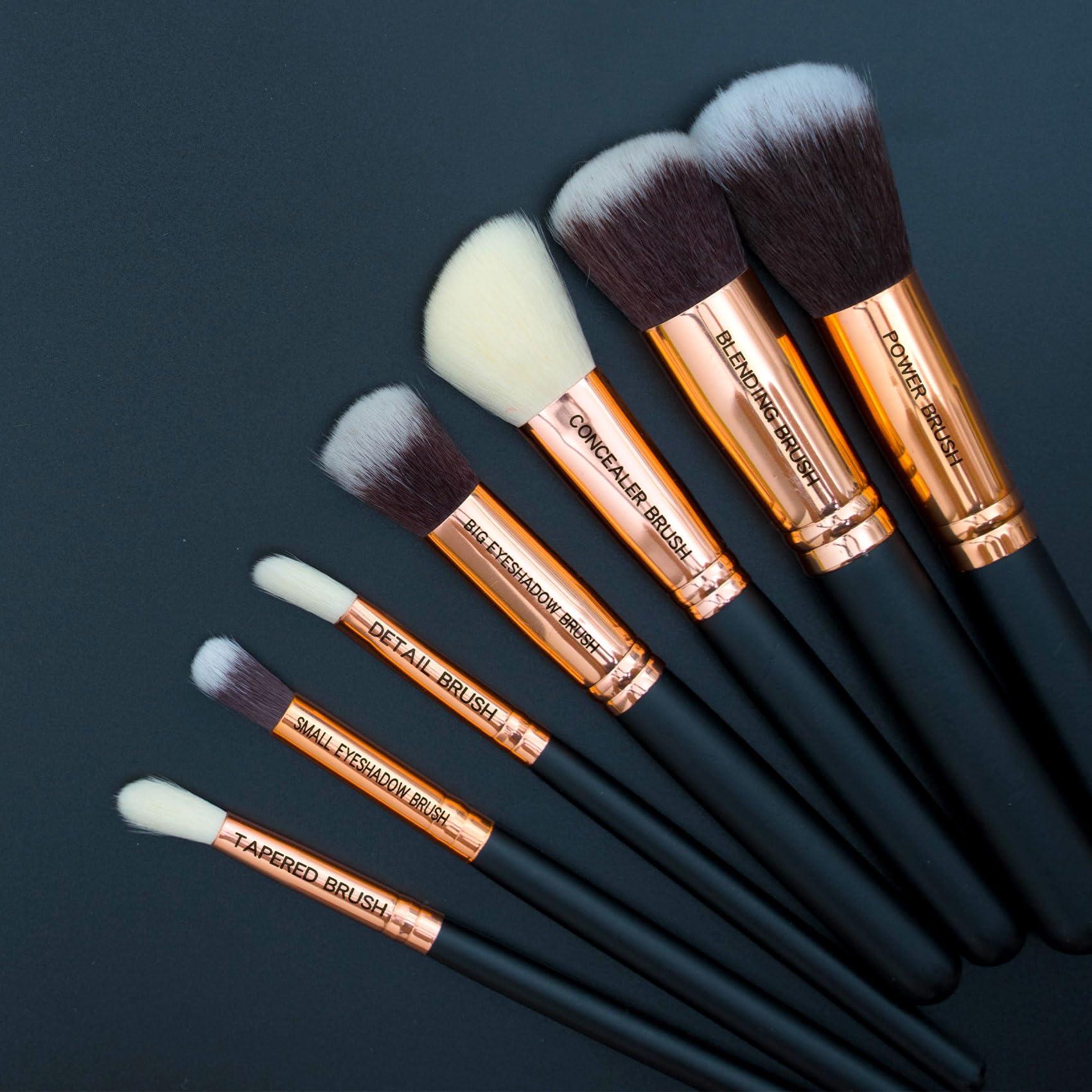 HINZIC HINZIC 420 PCS Makeup Brush Label Stickers, 10 Sheets Self-Adhesive Waterproof Brush Name Labels, Foundation Brushes Beauty Organization Labels for Beauty Salon Personal Use Women Girls