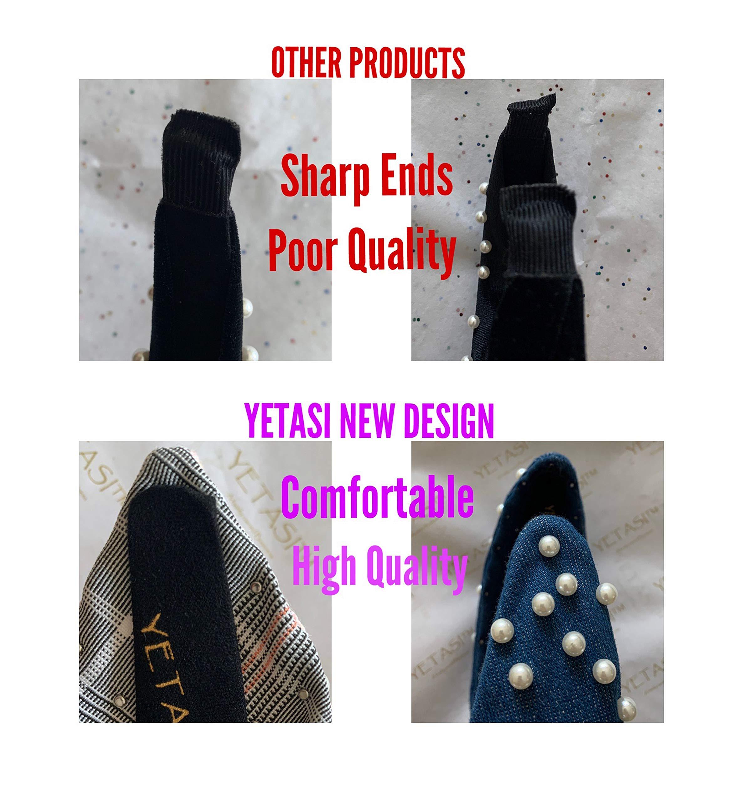 YETASI YETASI Gray Headband is Chic. Camo Headbands for Women is a Unique Army Knotted Headband for Women Grey Knot Headband