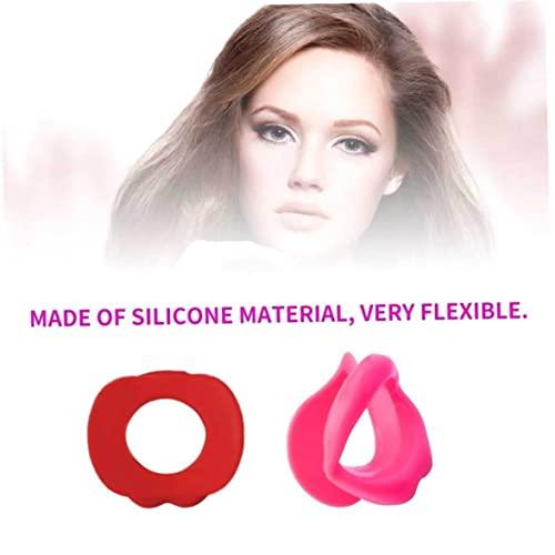 Jorzer Silicone Lips Exerciser Facial Muscle Tightener Face Lifting Mouth Stretcher Trainer, Mouth Exerciser, Lips Muscle Trainer, Mouth Muscle Tightener, Pink