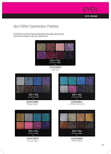 BYS BYS Glitter Gel Makeup Palette 8 shades - Boogie Nights