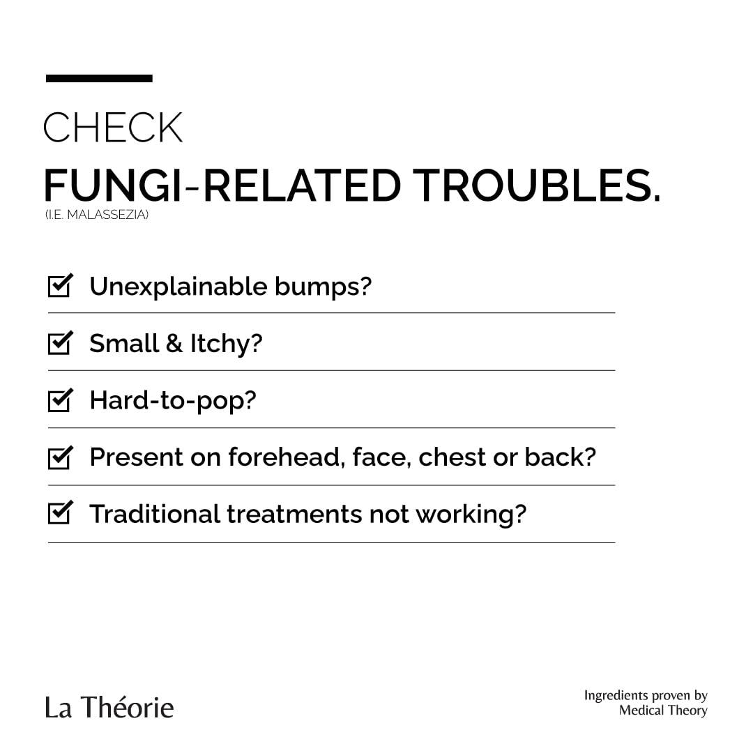 La Theorie La Theorie Cleanser Clearing Gel for troubled skin with fungal and small bumps (Fatty acid Free, 7.10 Fl Oz)