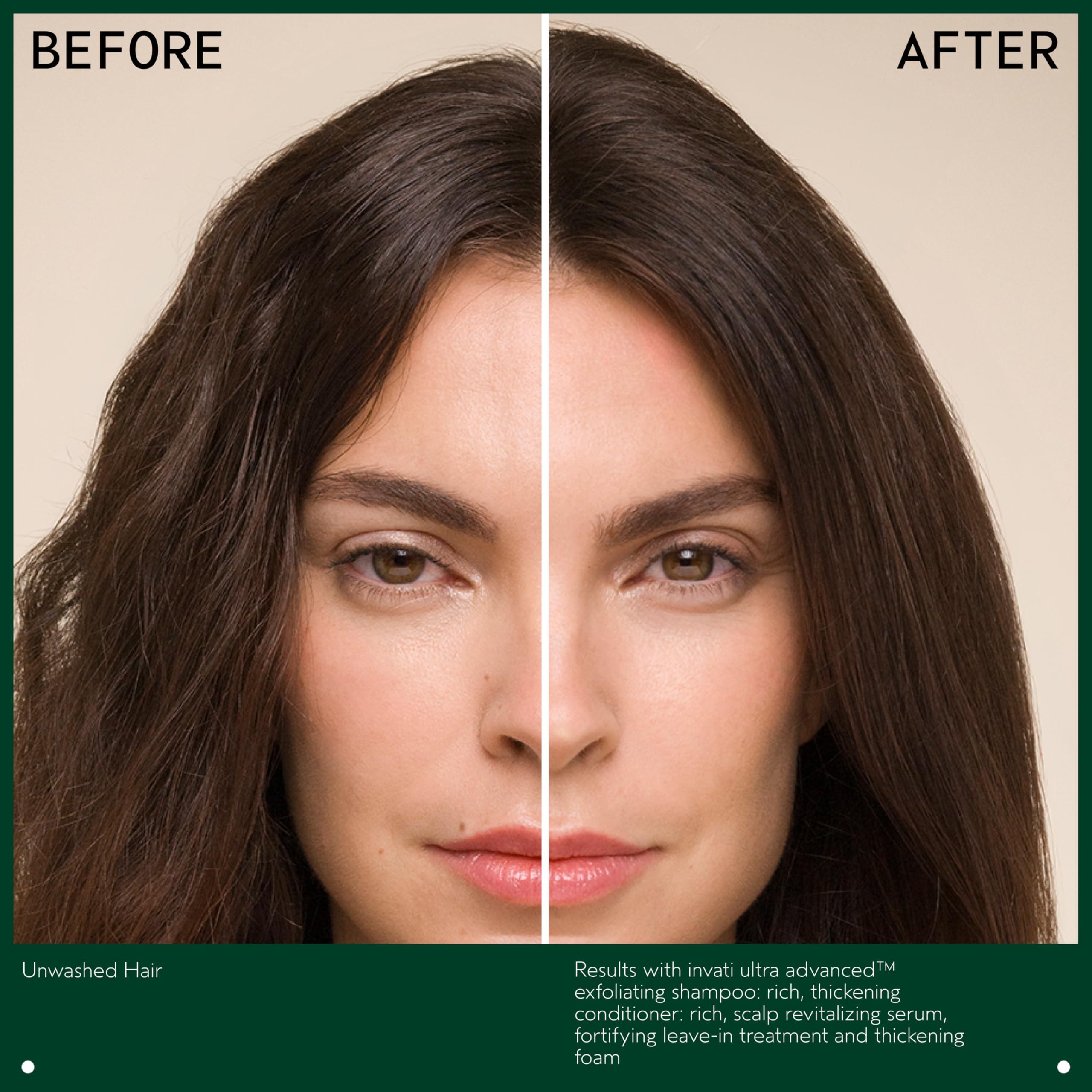 Aveda Aveda Invati Ultra Advanced Thickening Conditioner Rich | Step 2 of 4 | Reduces Hair Loss by 77% | for Medium to Thick Thinning Hair Types | Normal to Oily Scalp | 96% Naturally Derived*, 33.8 Fl Oz